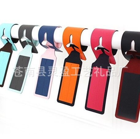 Airplane Multi-Colors Leather Luggage Tag; Handbag Tag; Baggage Identification Tag - 副本