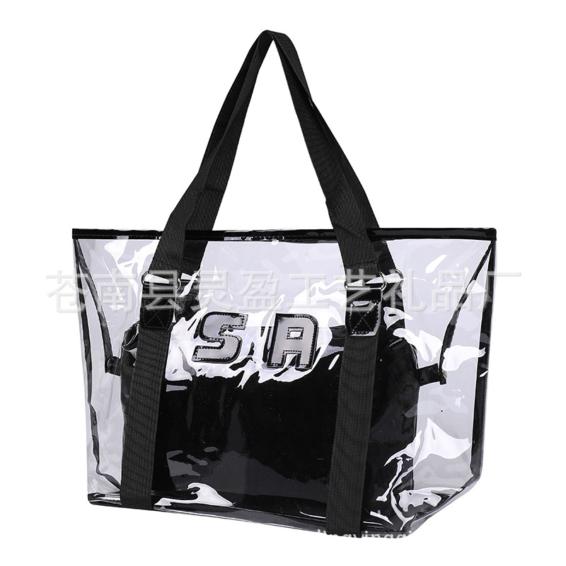 Waterproof Transparent PVC Summer Beach Handbag