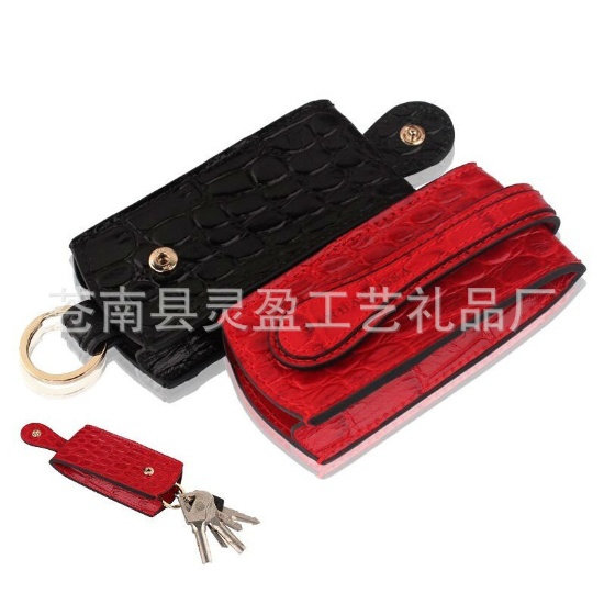 Lovers' Genuine Leather Car Key Holder, Key Bag