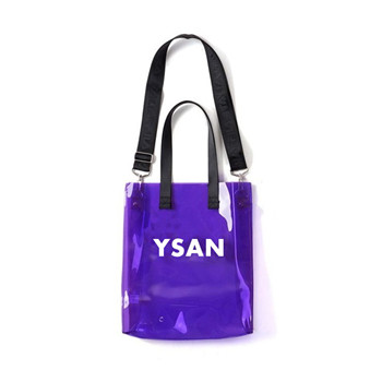 Colorful Transparent PVC Sling Bag With Three Shoulder Straps
