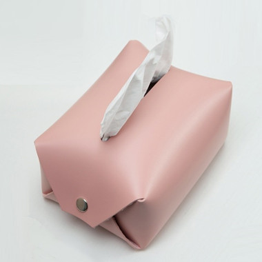 Colorful PU Leather Tissue Box